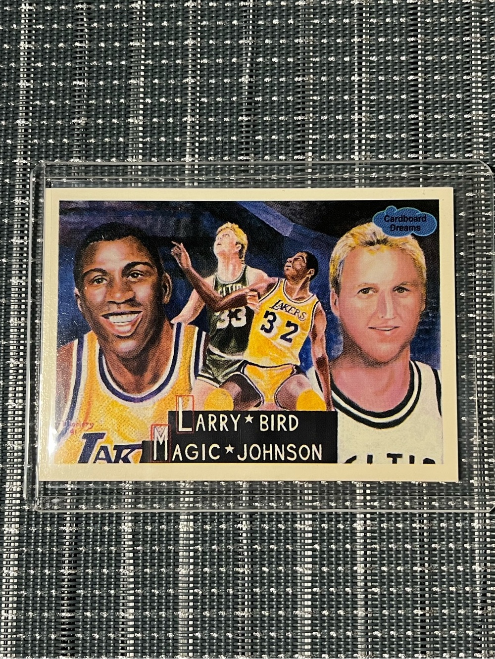 🏀 Vintage 1991 Cardboard Dreams Magic Johnson & Larry Bird Basketball Card #16